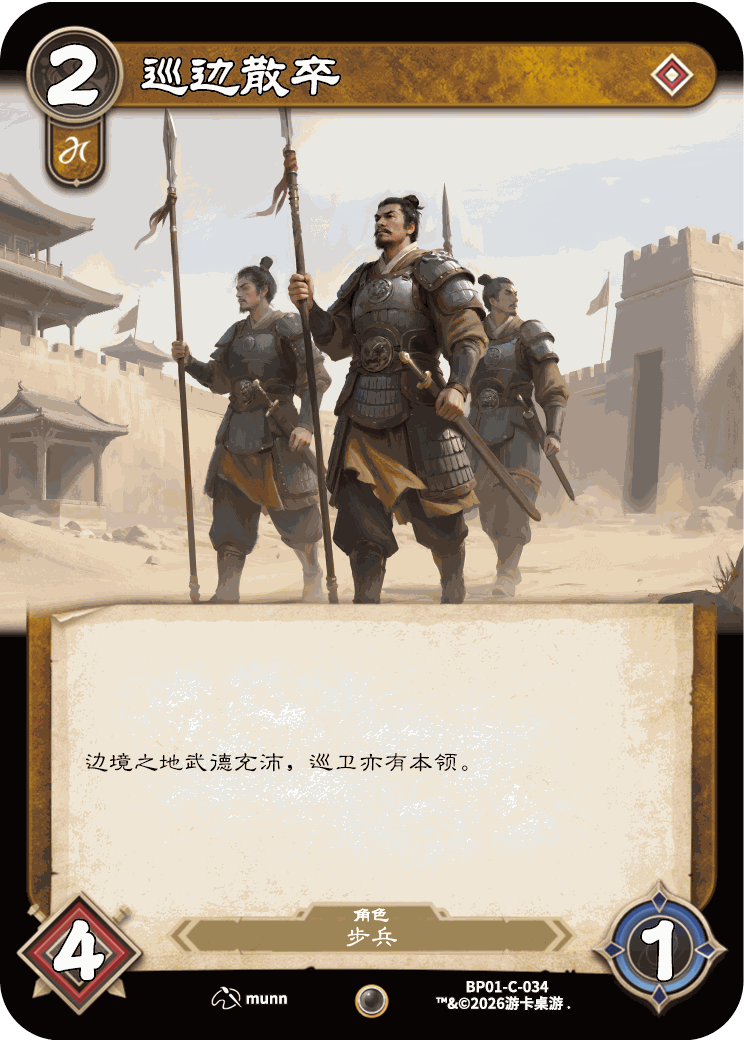 巡边散卒 卡图(BP01-C-034)